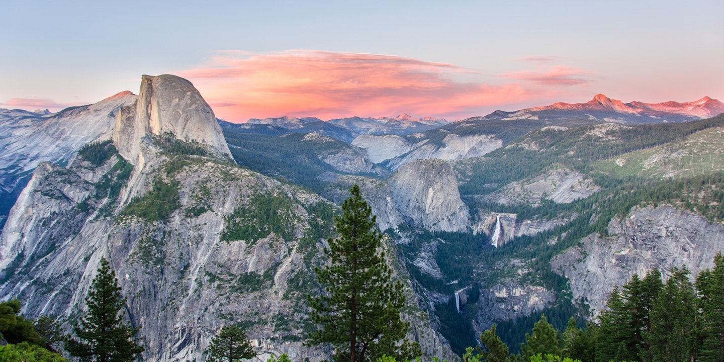View of Half Dome in Yosemite